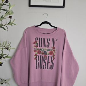 Pink Graphic Sweatshirt